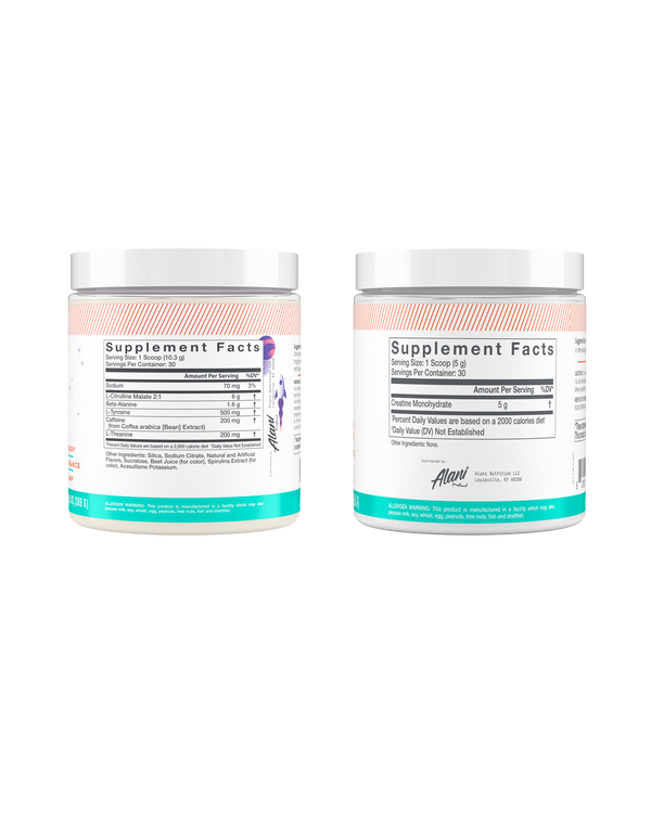 Creatine + PreWorkout Galaxy Lemonade Alani Nu