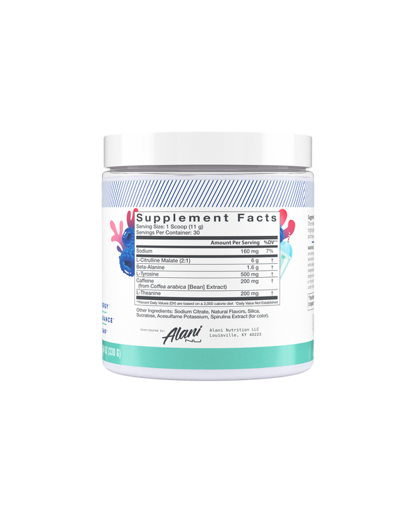 Alani Nu Blue Slush PreWorkout 30 Servings