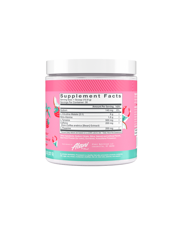 Alani Nu Hawaiian Shaved Ice PreWorkout 30 Servings