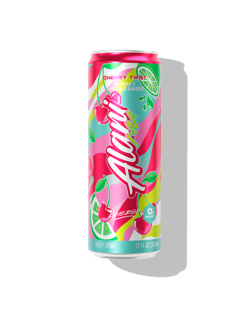 A front image of Energy Drink in flavor cherry twist.
