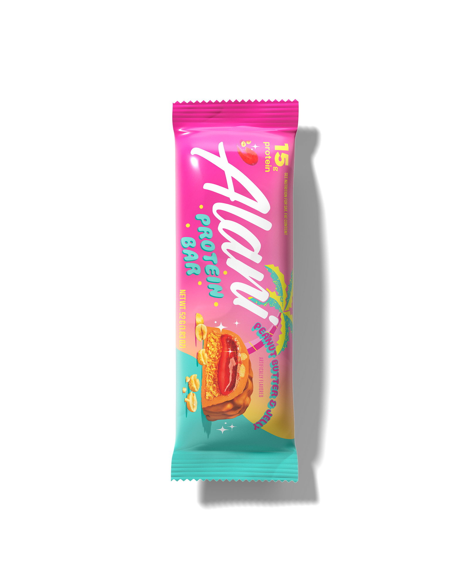 A Protein Bar in Peanut Butter & Jelly flavor.
