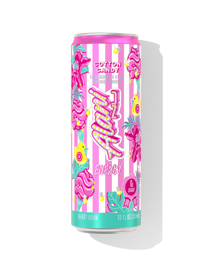 energy drink - cotton candy