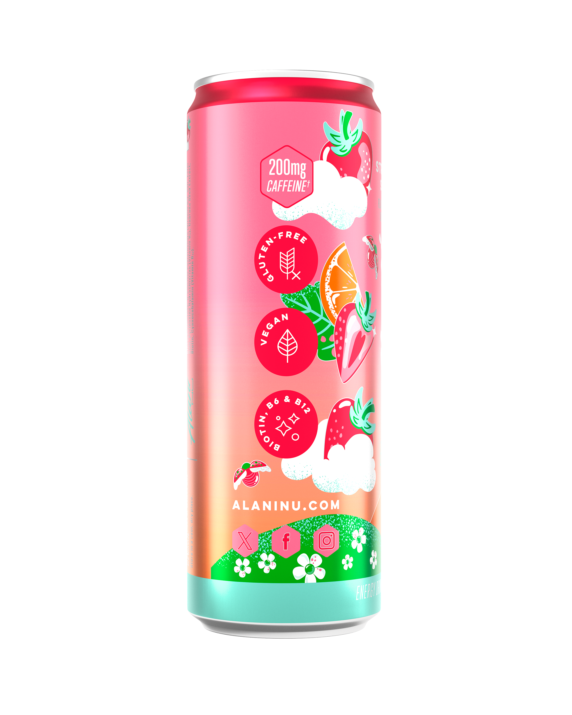 energy drink - strawberry sunrise