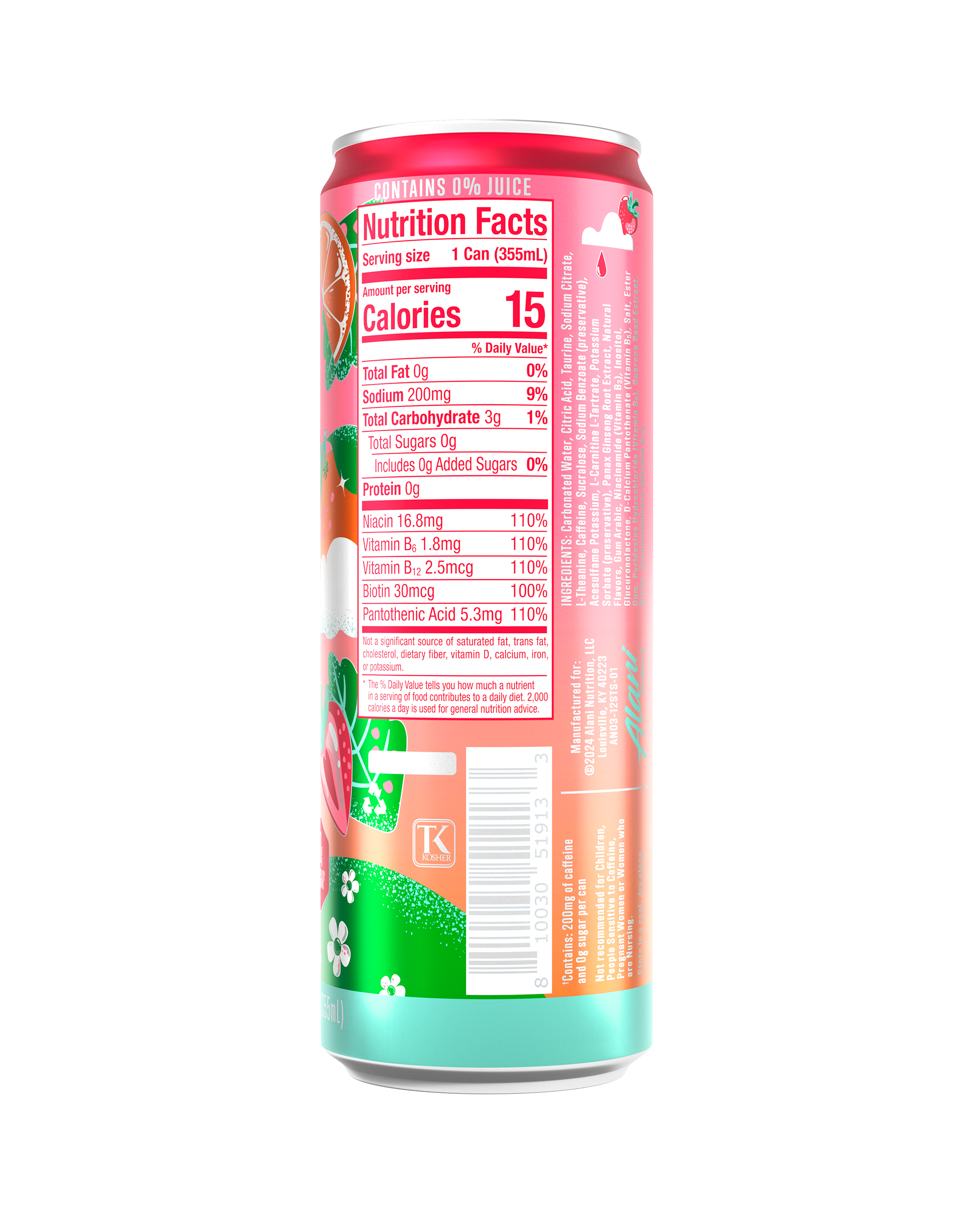 energy drink - strawberry sunrise