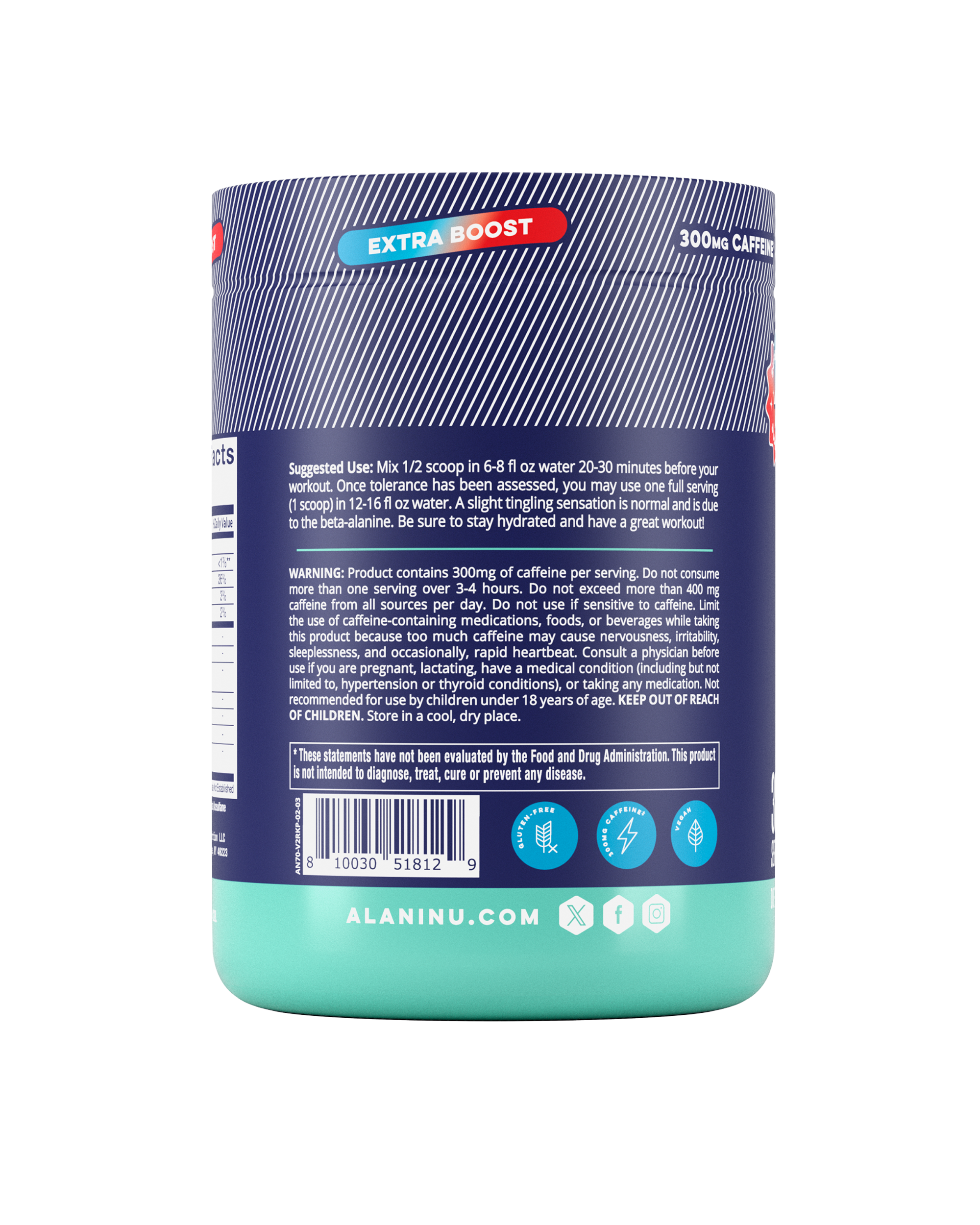 pre-workout+ - rocket pop