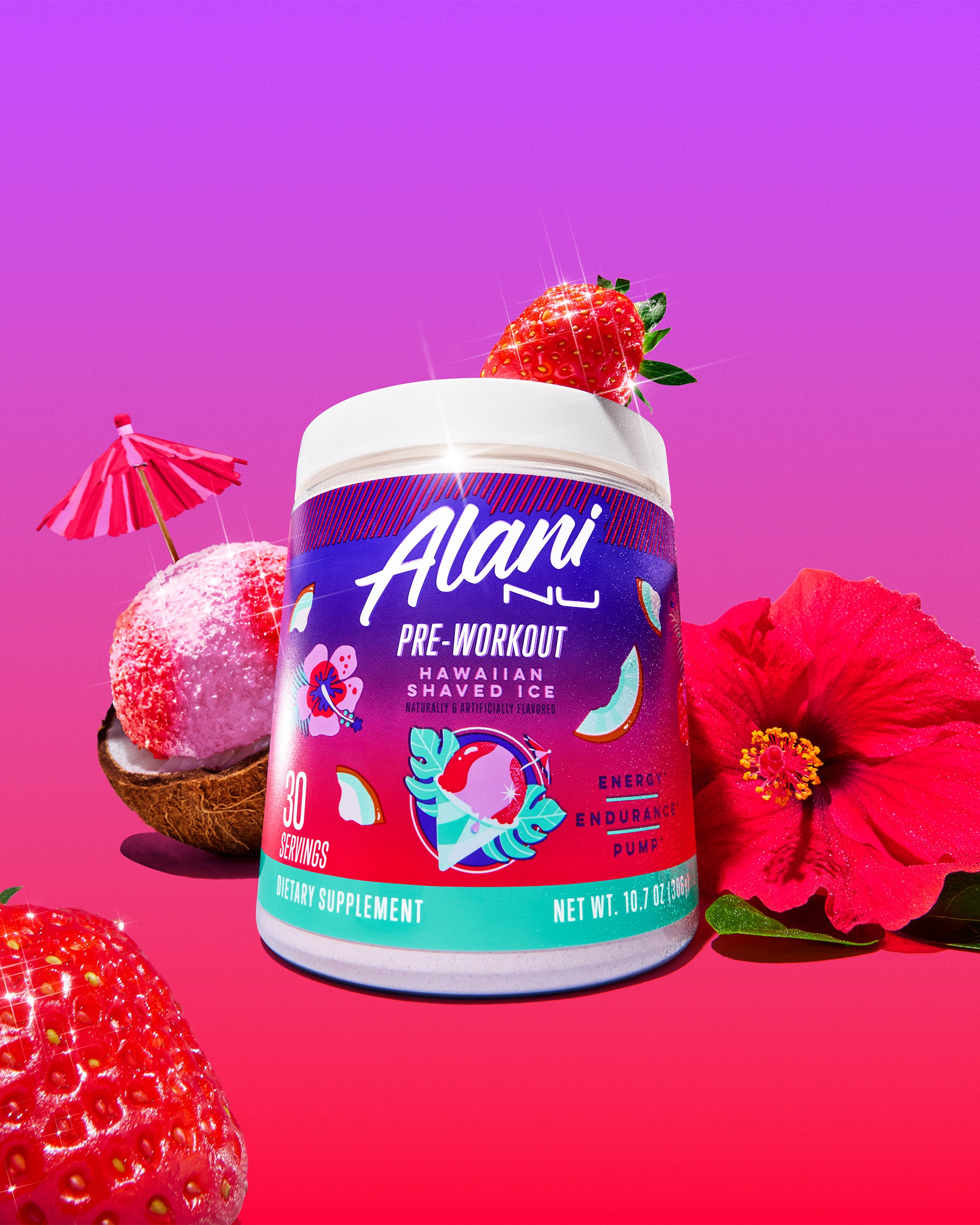 energy drink & pre-workout - hawaiian shaved ice
