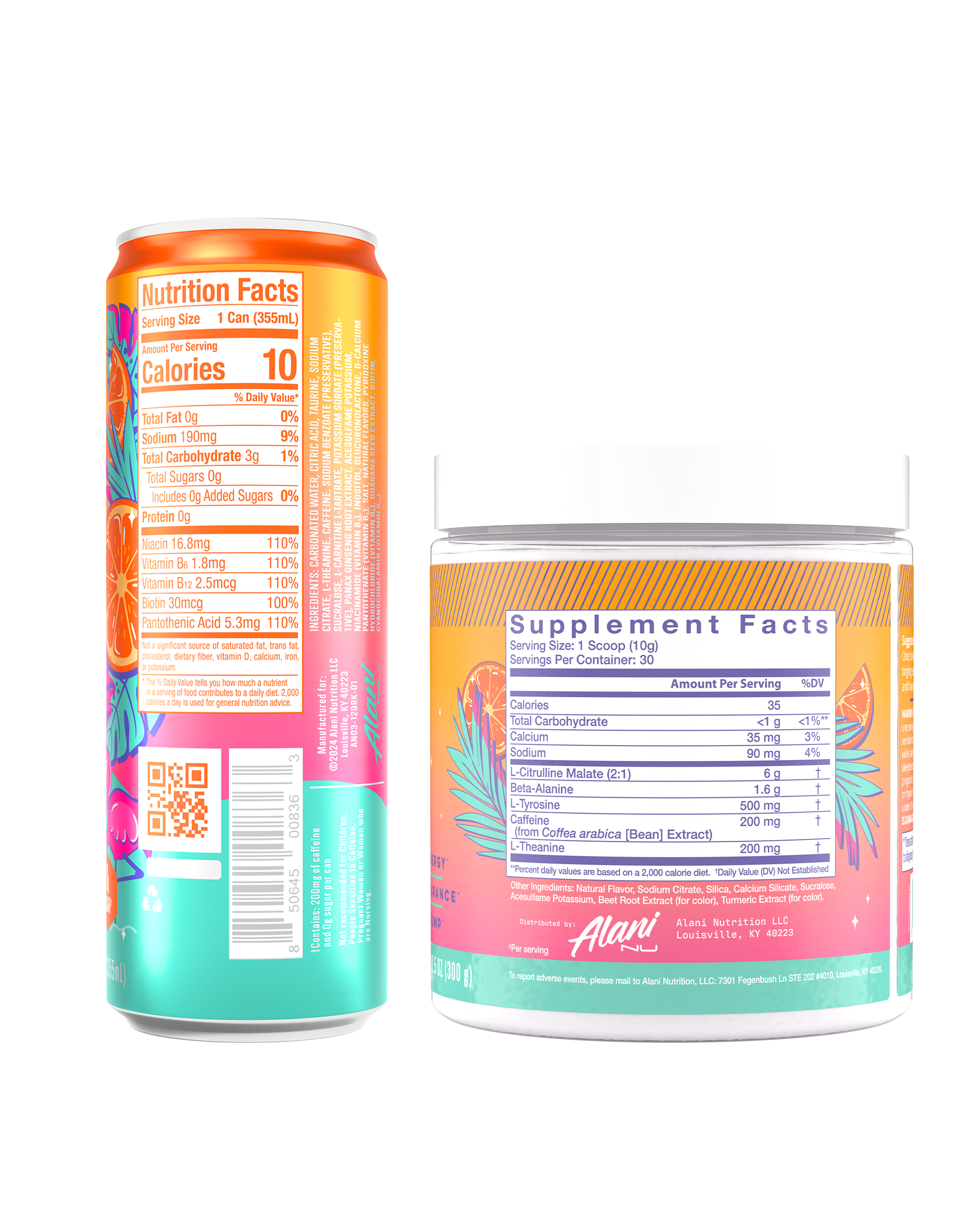 energy drink & pre-workout - orange kiss
