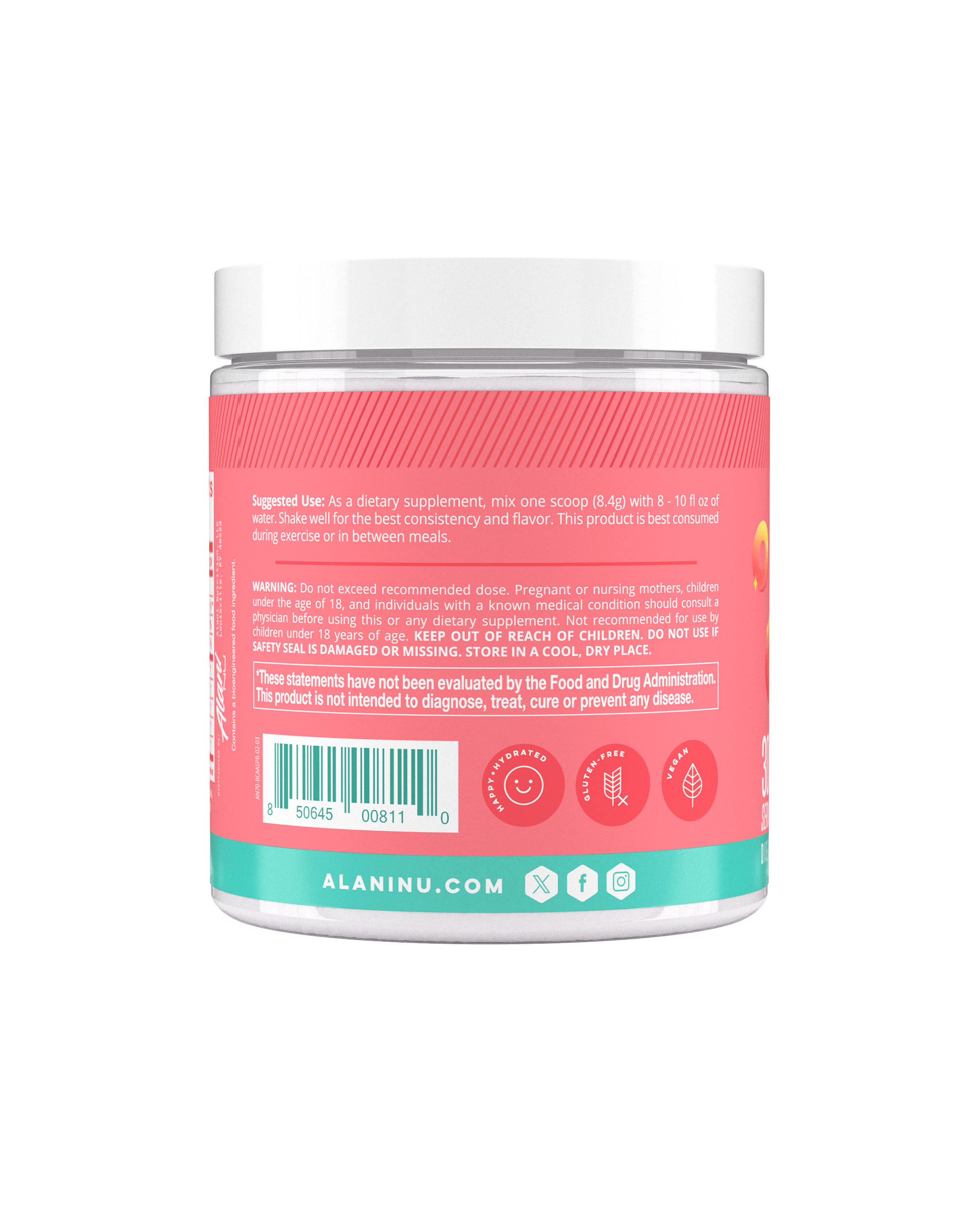 bcaa - sour peach rings