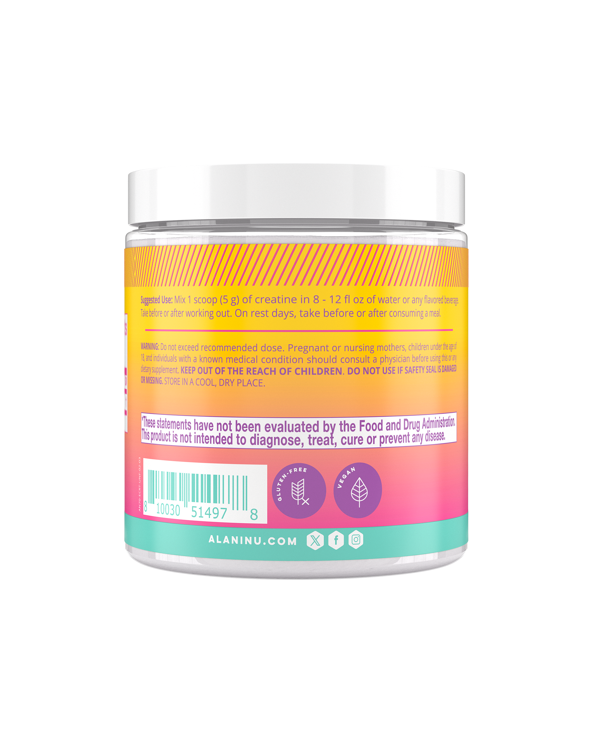 unflavored creatine