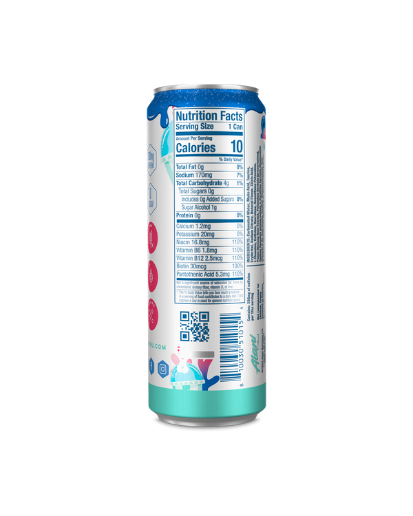 Alani Nu Blue Slush Energy Drink 12Pack