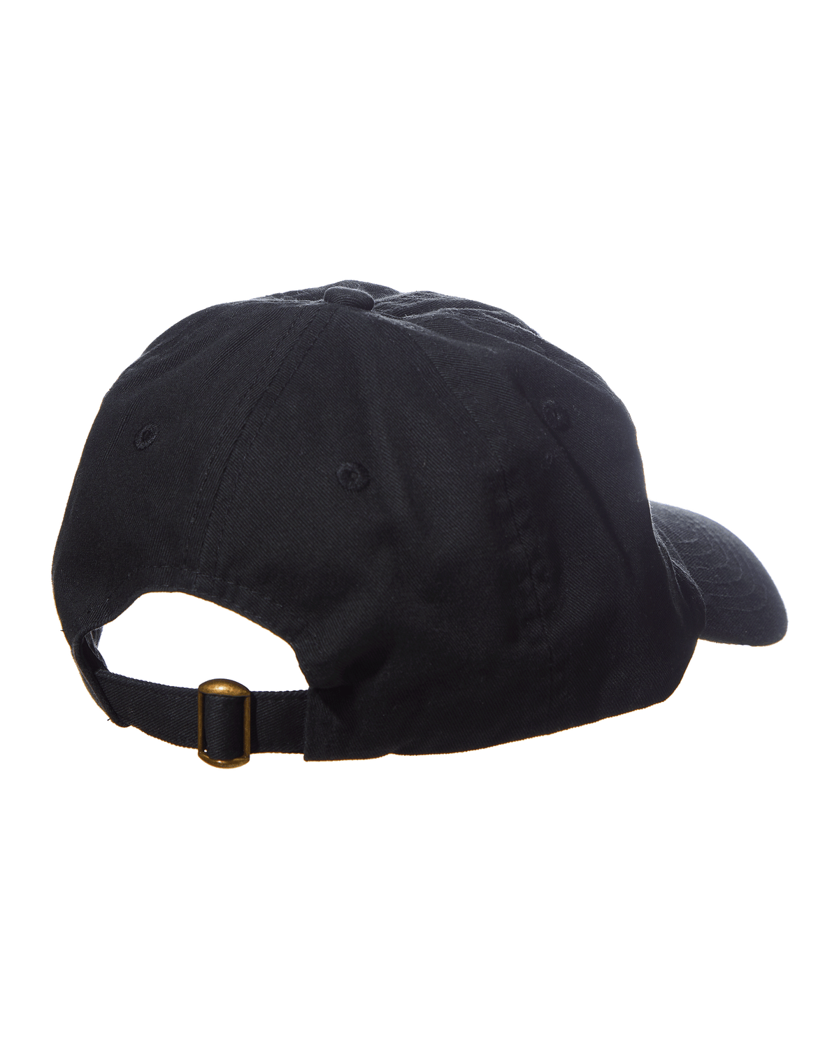 An Alani Nu Dad Hat with a gold buckle on the back of it.