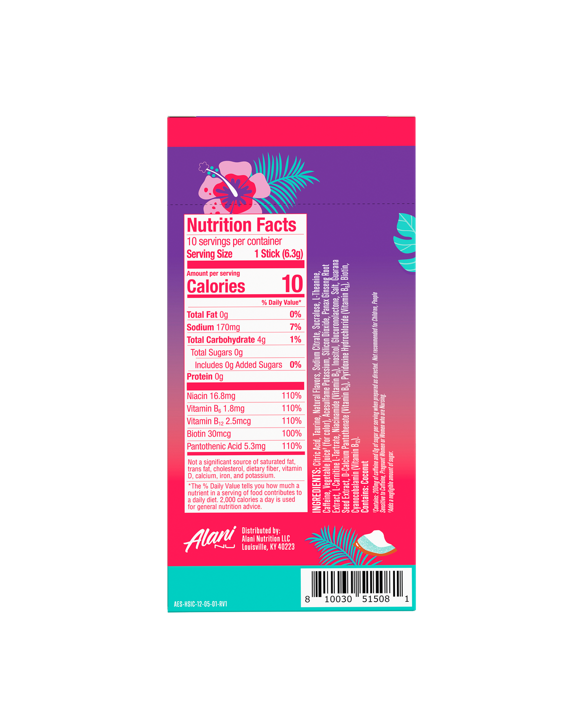 Energy Sticks - Hawaiian Shaved Ice