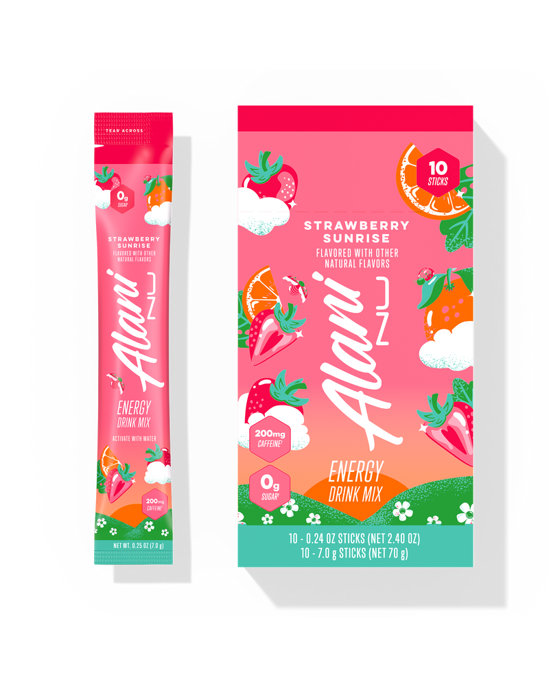 energy sticks - strawberry sunrise