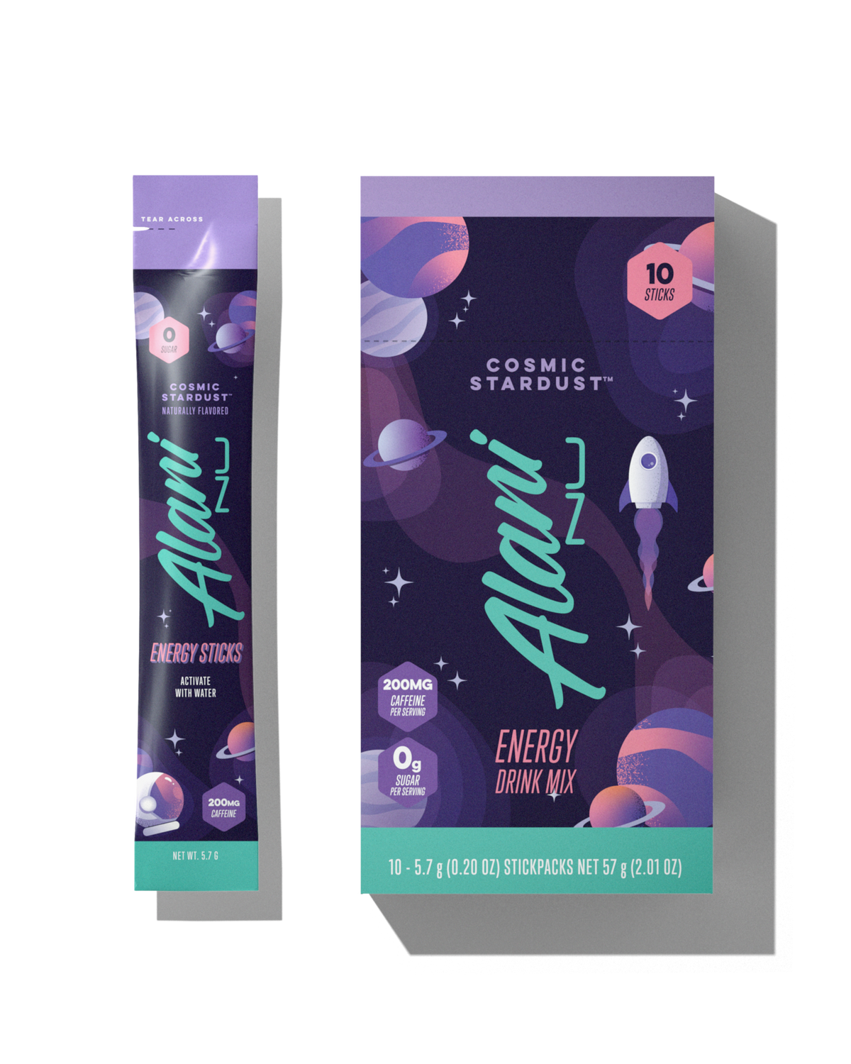 A 10 pack of Energy Sticks in Cosmic Stardust flavor.