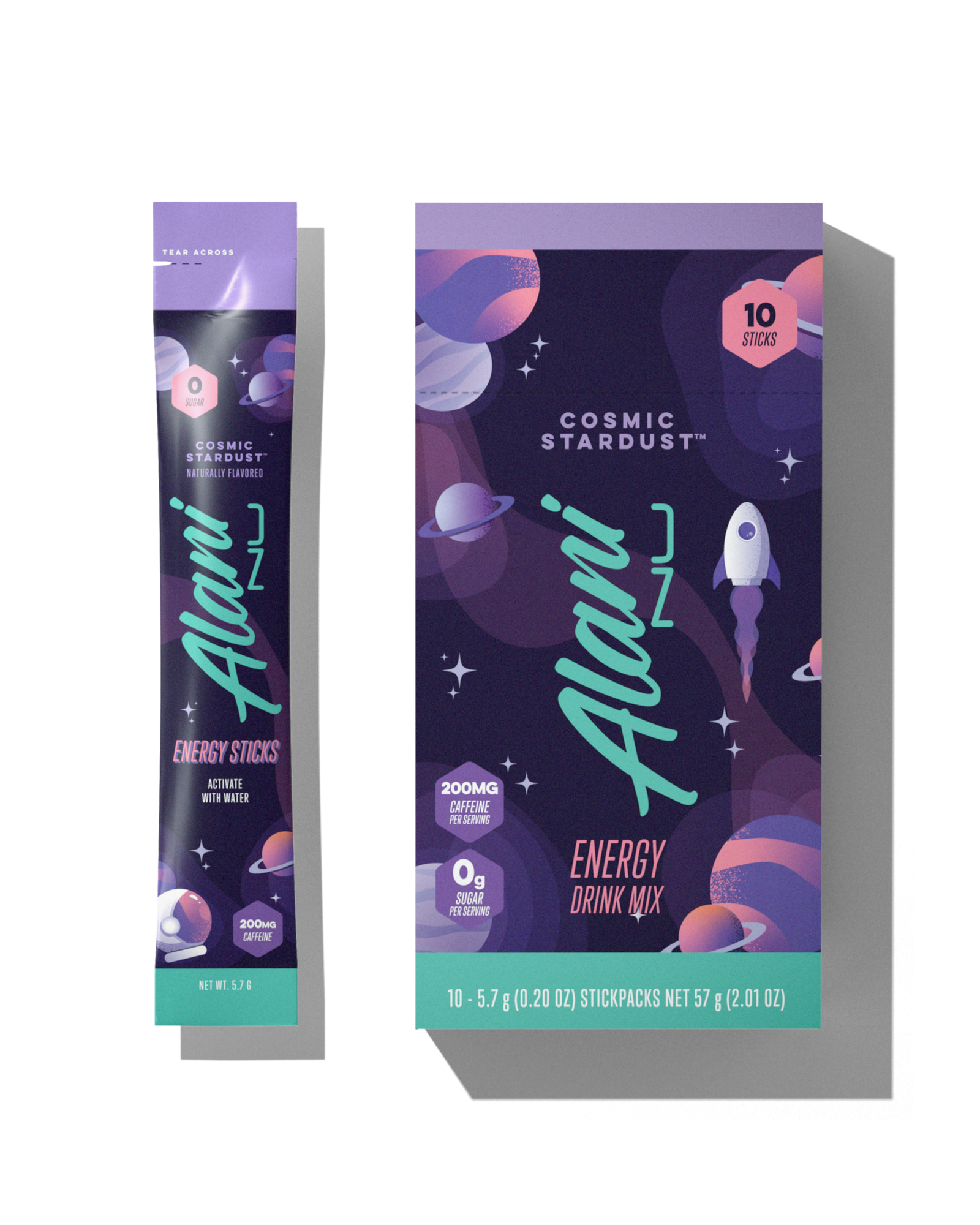 A 10 pack of Energy Sticks in Cosmic Stardust flavor.