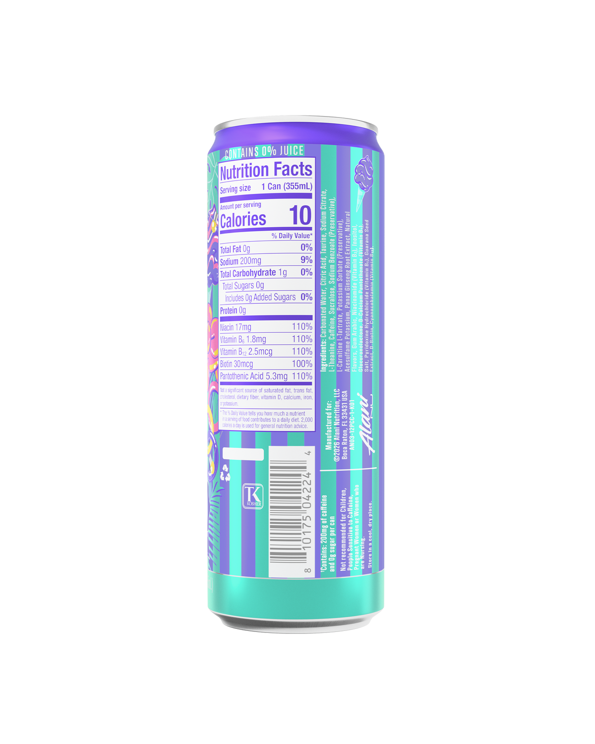 Energy Drink - Purple Cotton Candy