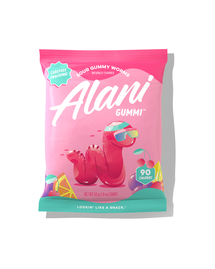 Alani Nu Sour gummy Worms Gummi 12-Pack