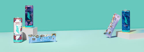 Alani Nu Energy Drink - Watermelon Wave, Cosmic Stardust & Breezeberry with Protein Bars - Cookies & Cream and Chocolate Cake. 