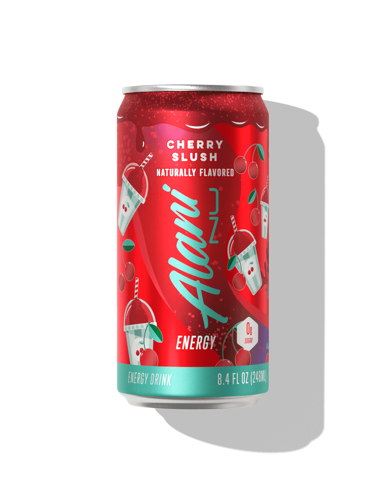 A 8.4 fl oz Mini Energy Drink in Cherry Slush flavor.