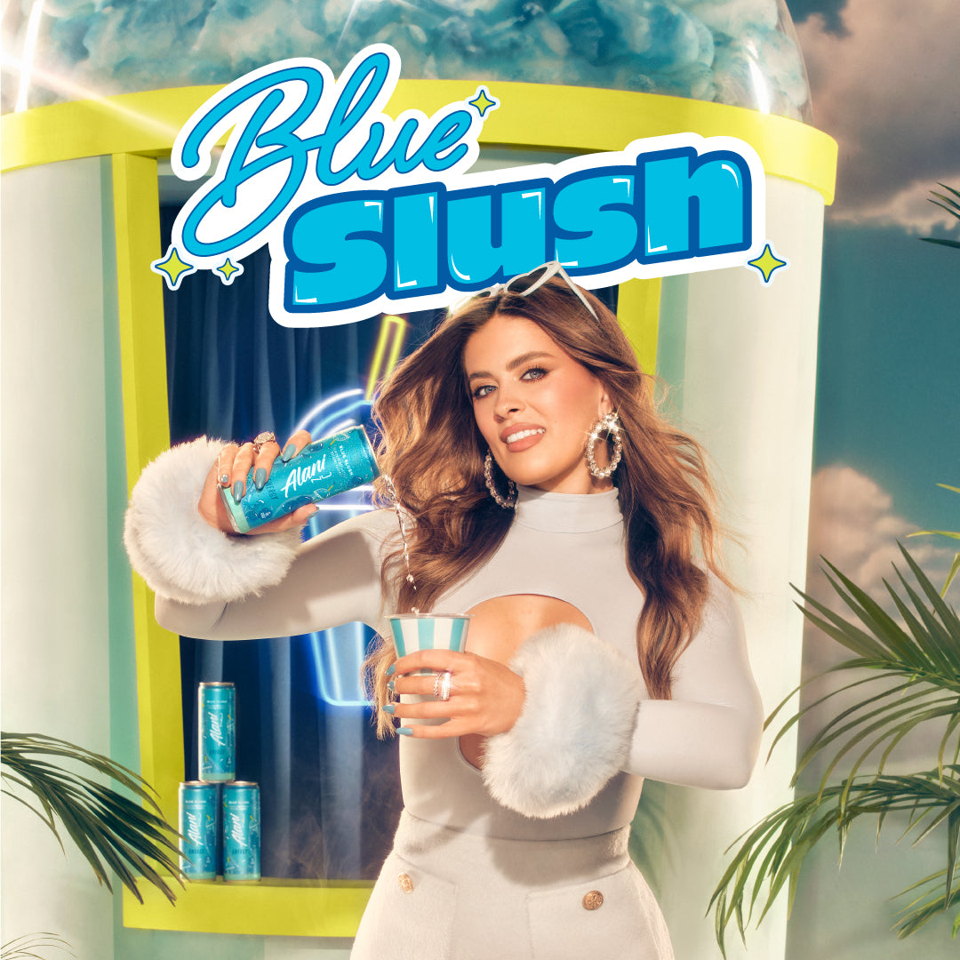 Slush Text Energy Drink - Blue Slush - Alani Nu