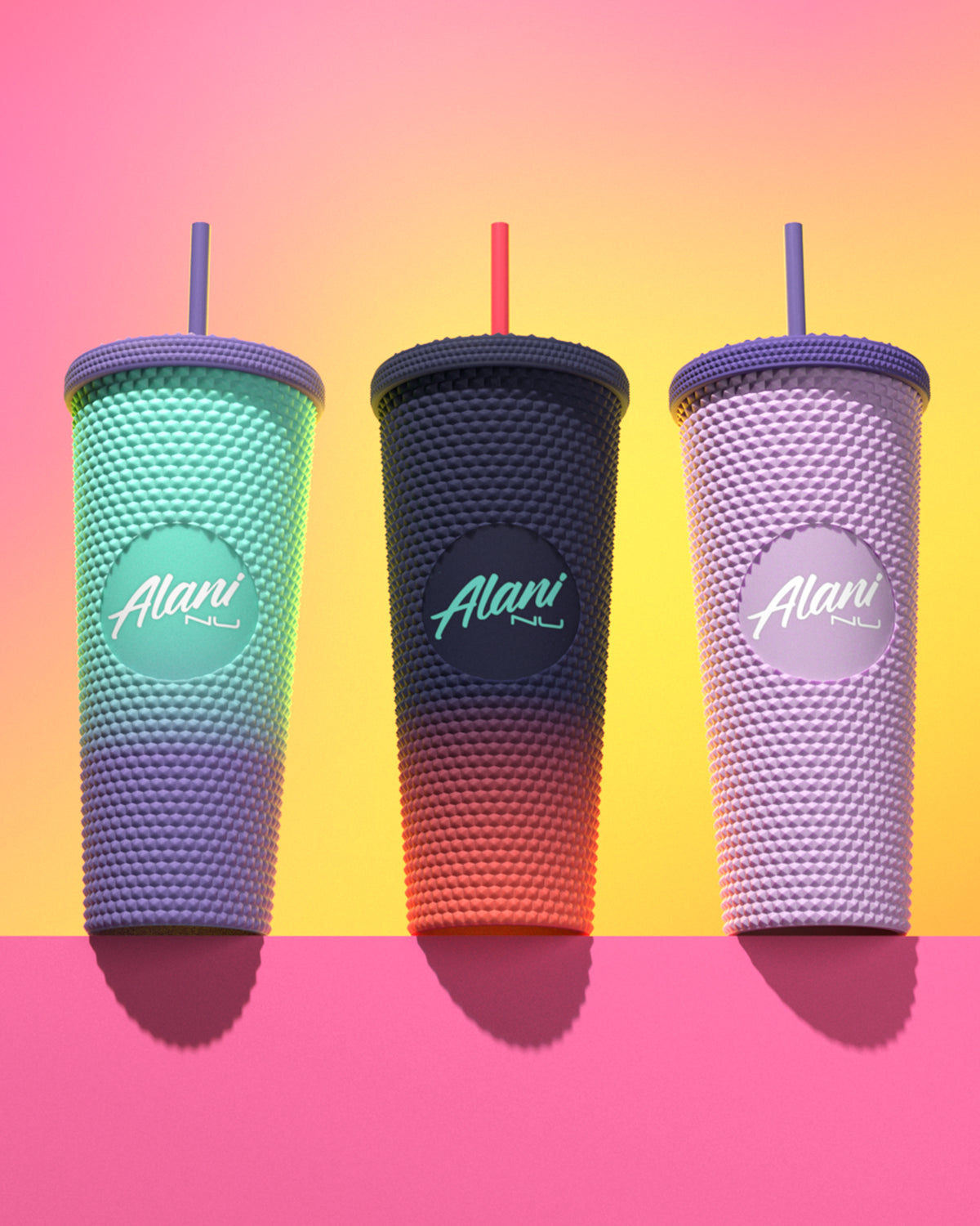 Tumblers in Purple Haze, Midnight Ombre&#39; and Periwinkle Ombre&#39;.