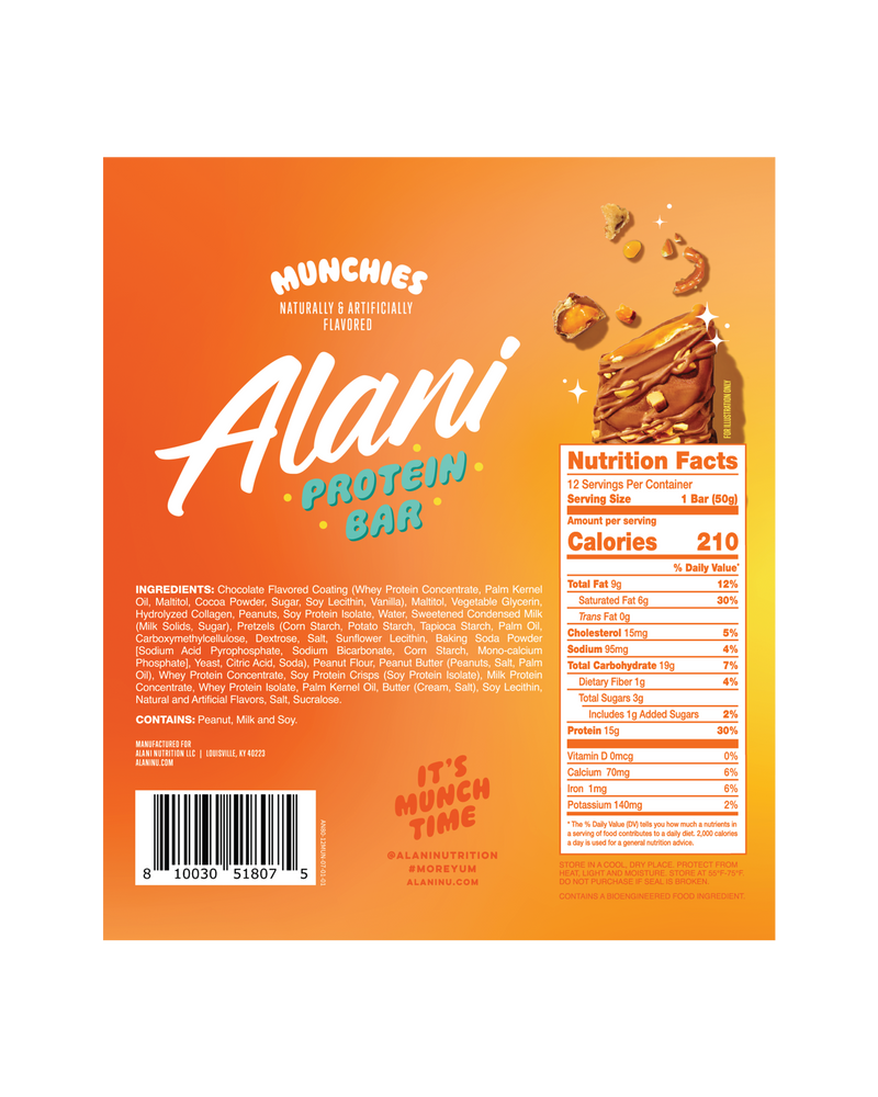 Alani Nu Peanut Butter & Jelly Protein Bar 12Pack