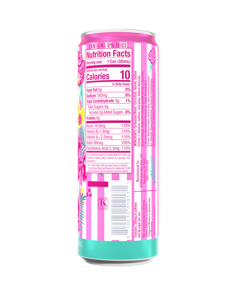 energy drink - cotton candy