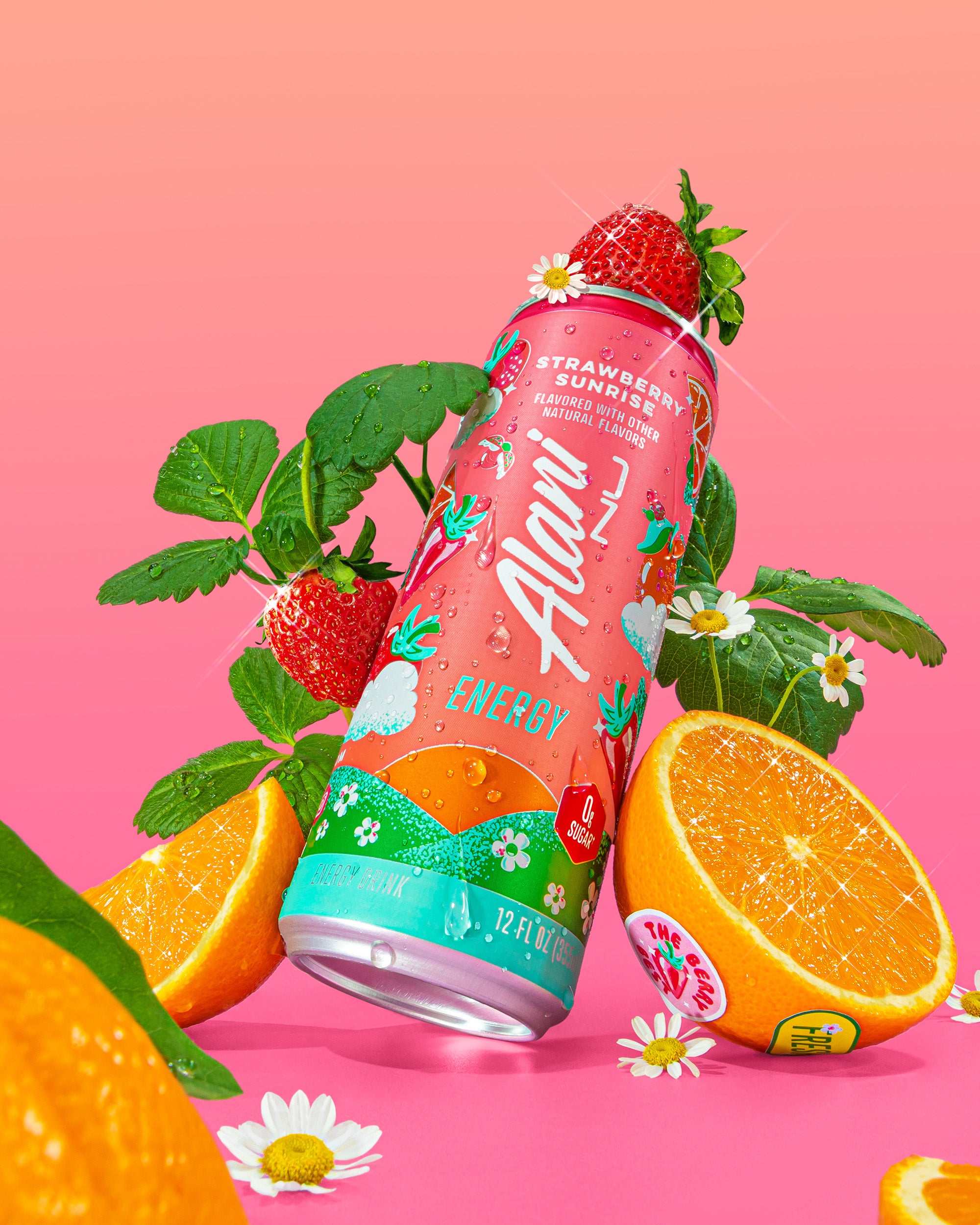 energy drink - strawberry sunrise
