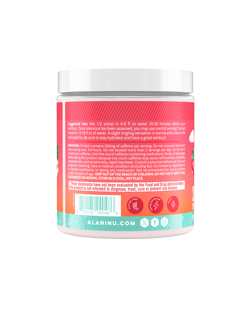 pre-workout - strawberry sunrise
