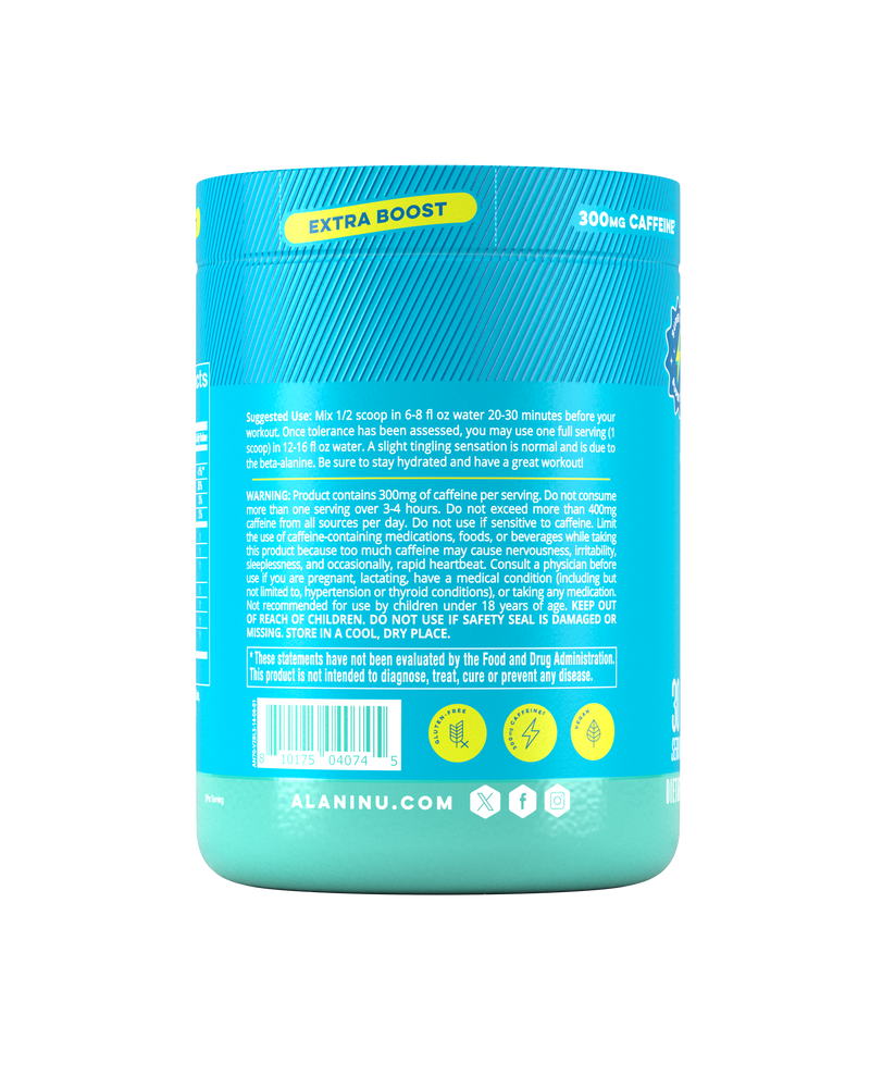 pre-workout+ - blue slush