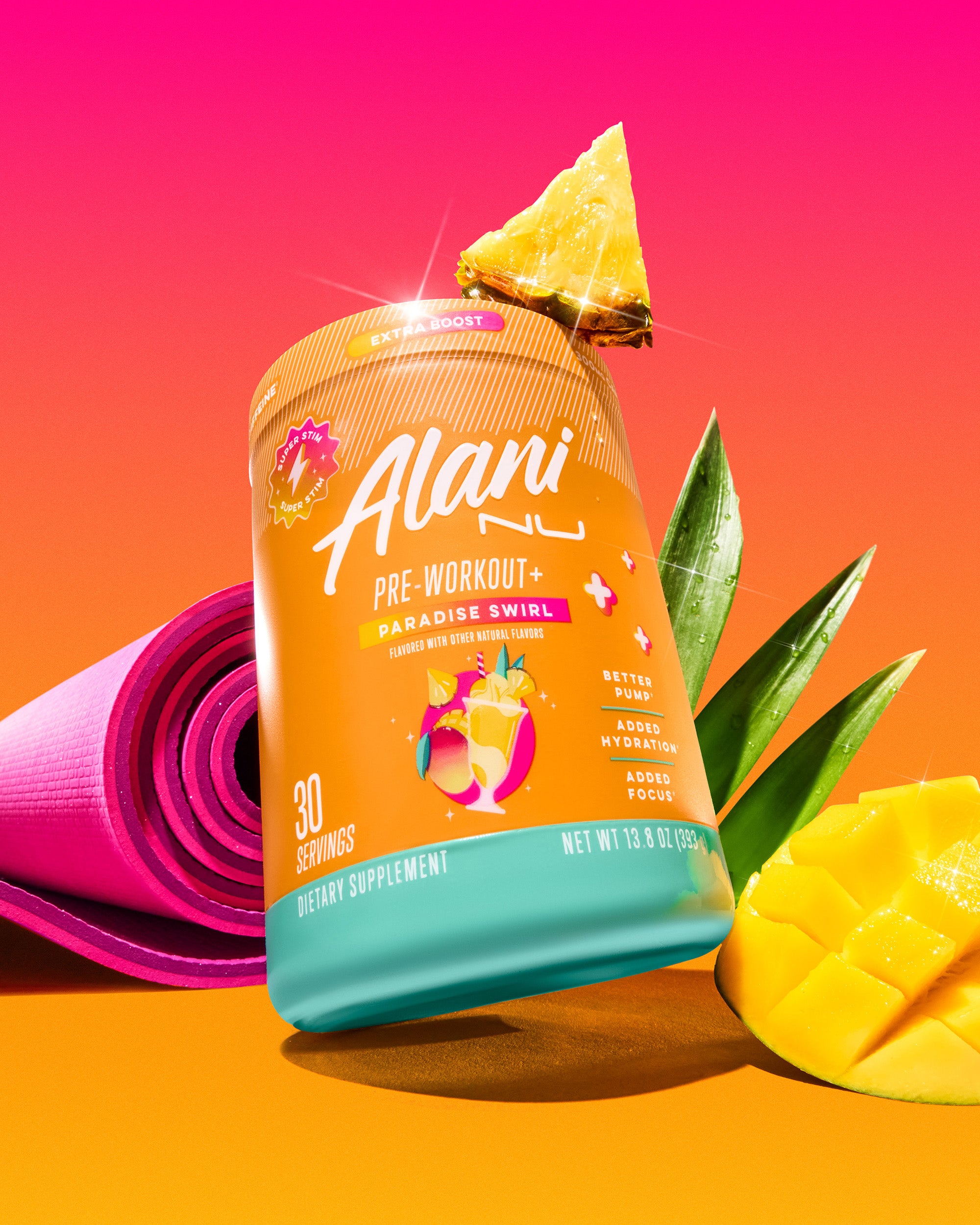 pre-workout+ - paradise swirl