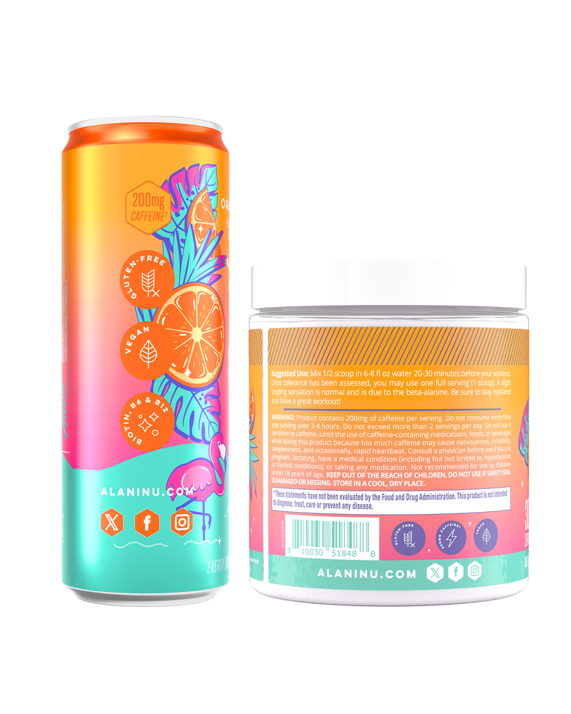 energy drink & pre-workout - orange kiss