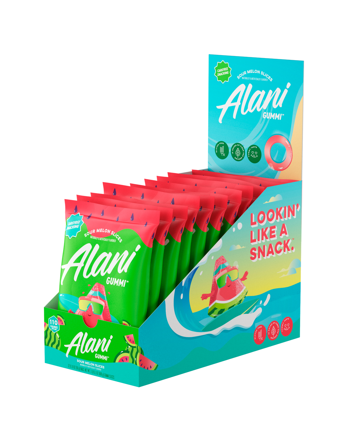 Gummi - Sour Melon Slices
