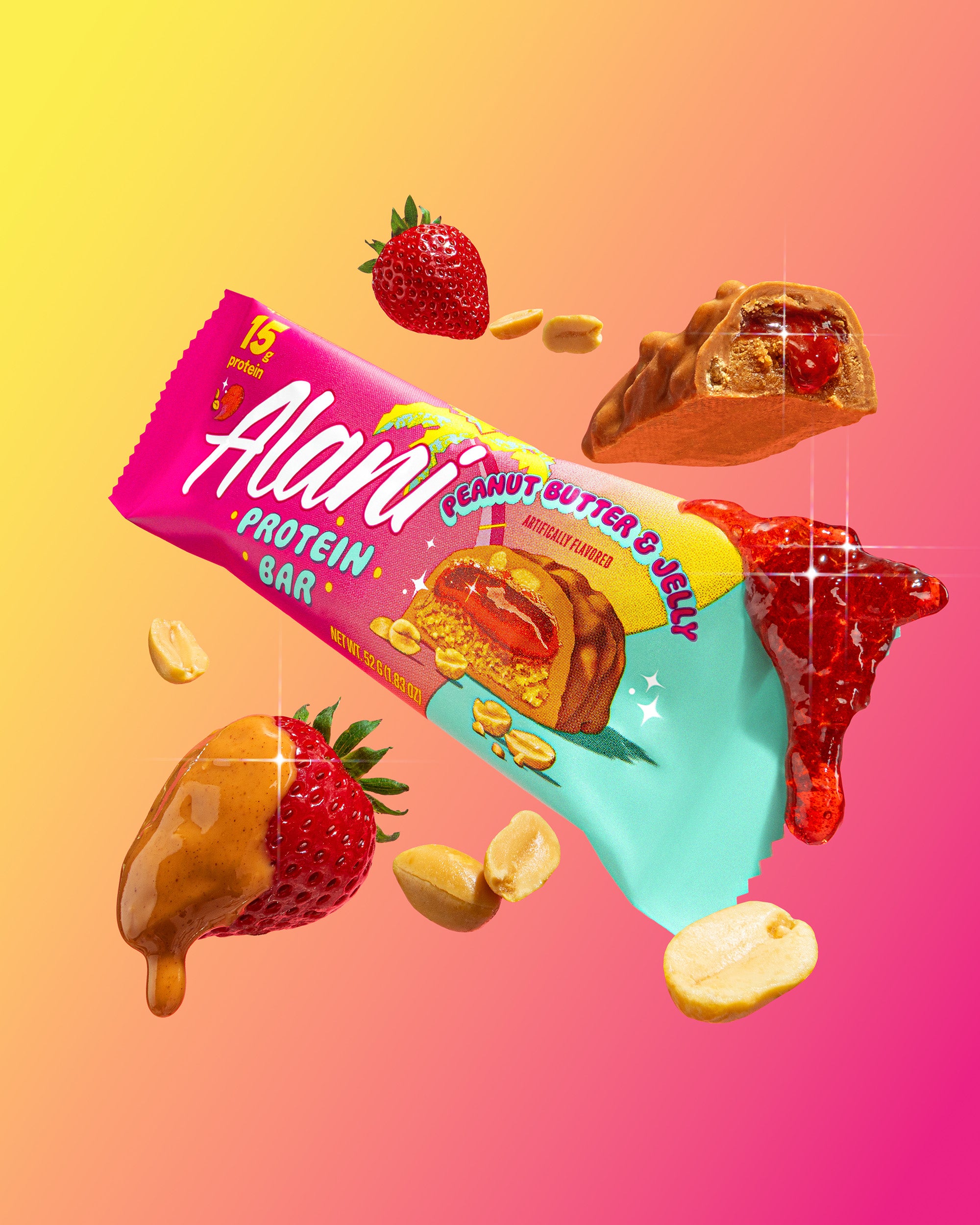 protein bar - peanut butter & jelly