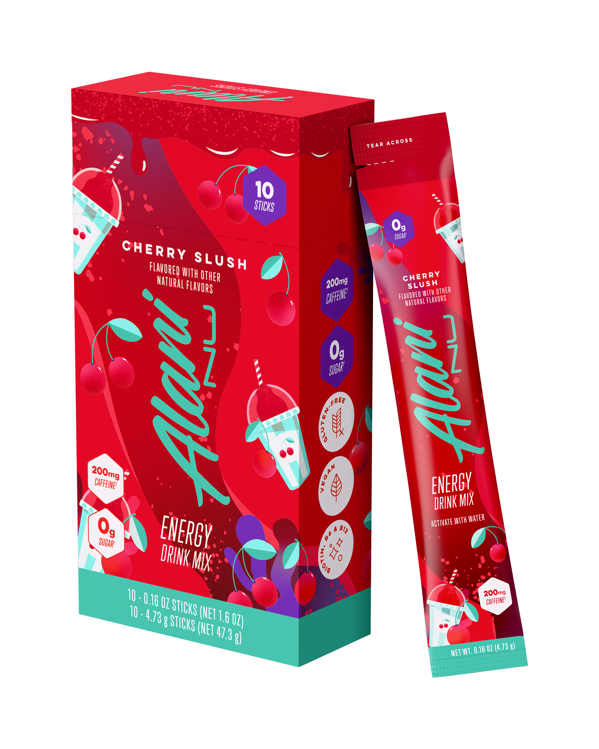 energy sticks - cherry slush