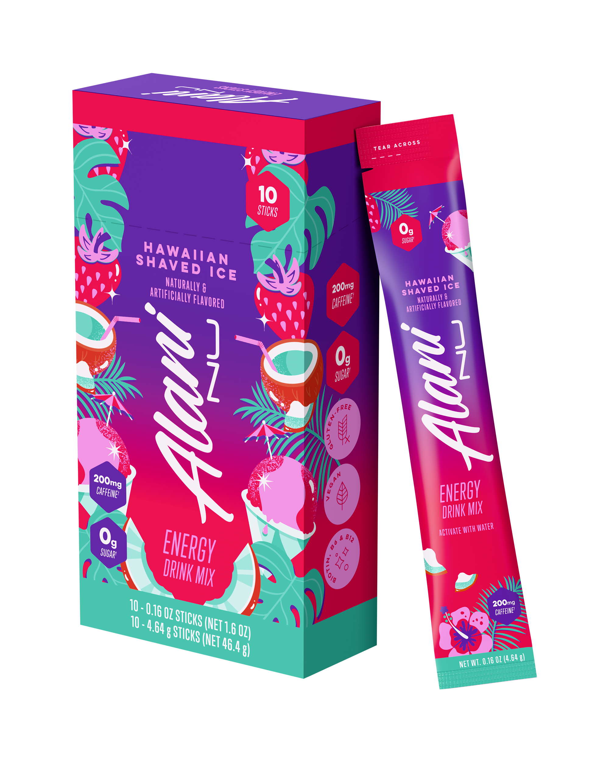 energy sticks - hawaiian shaved ice