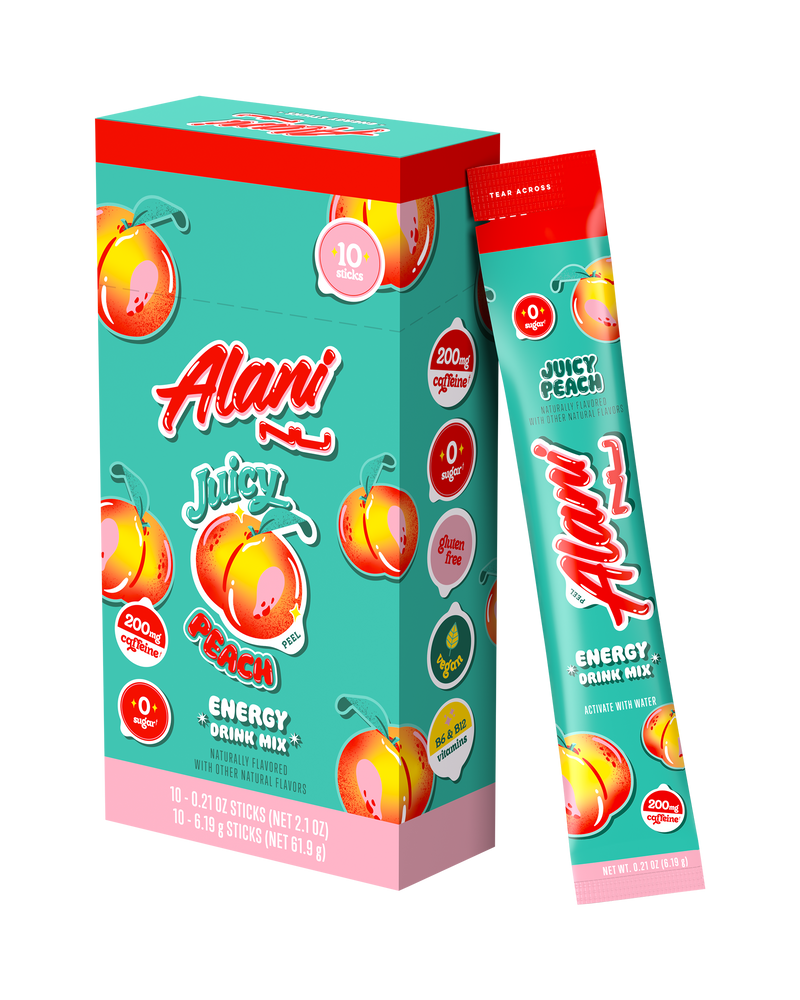 energy sticks - juicy peach