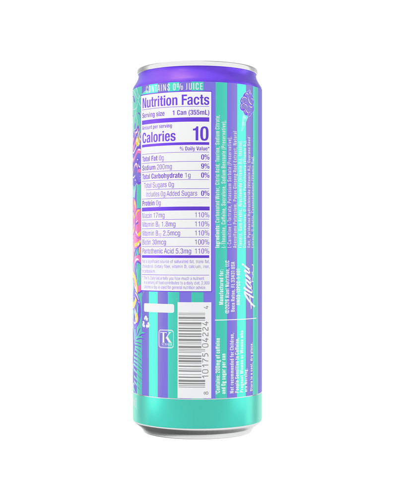 energy drink - purple cotton candy