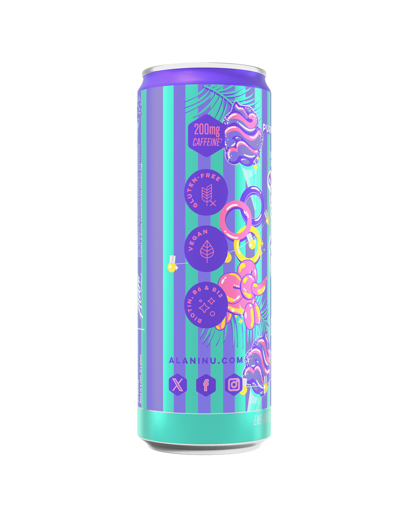 energy drink - purple cotton candy