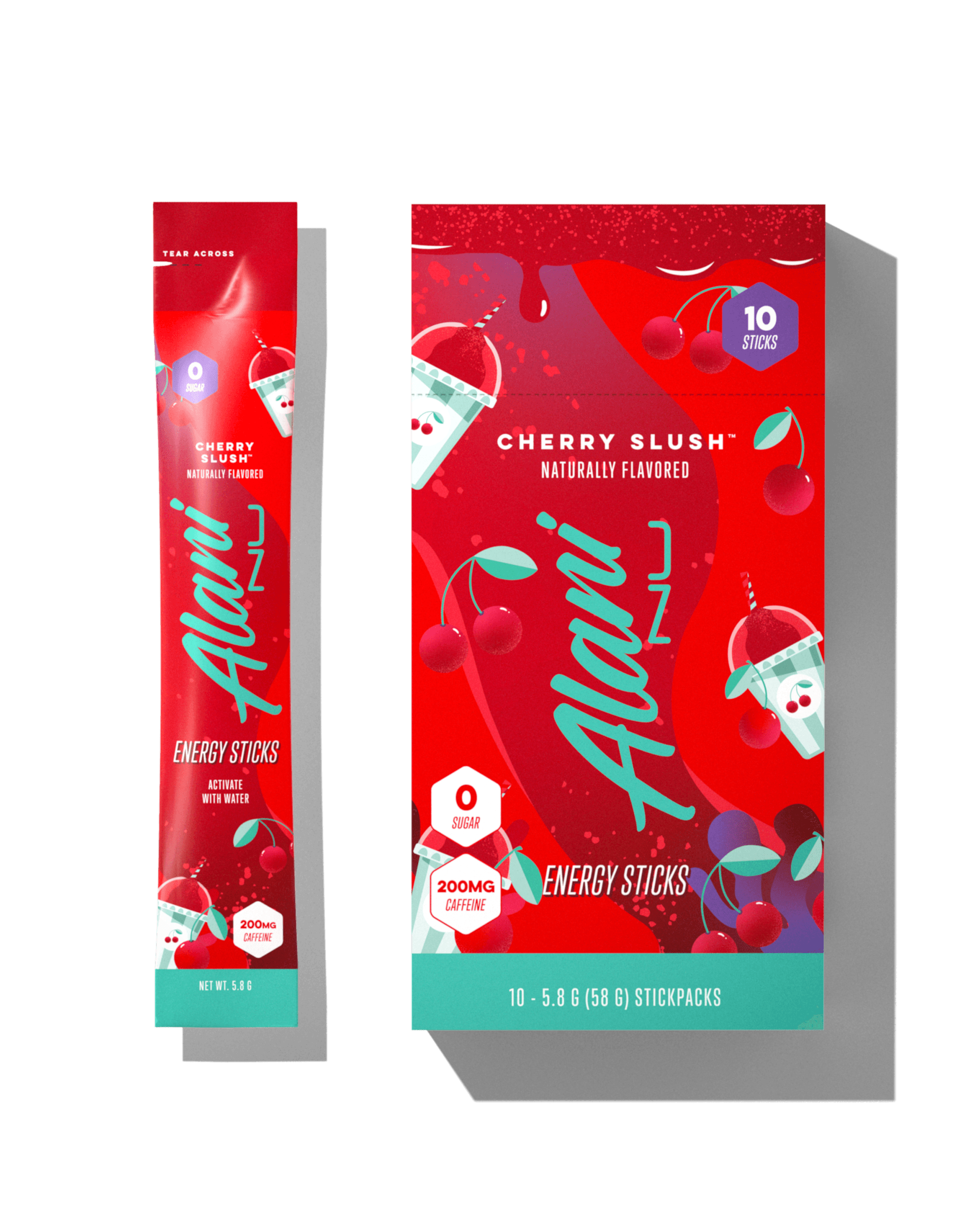 Alani Nu Cherry Slush Energy Sticks 10Pack