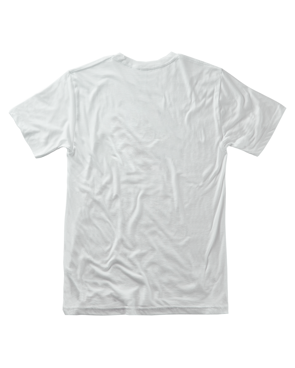 Plain white t shirt back view hot sale